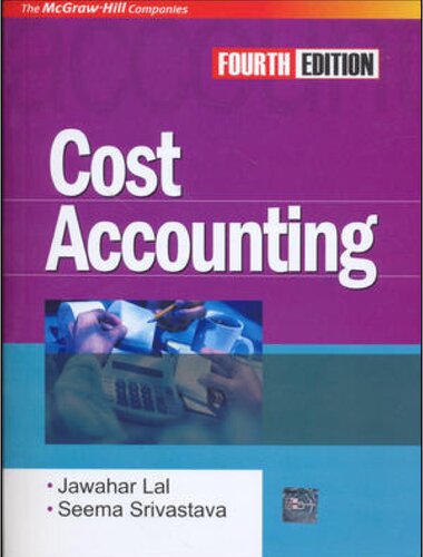 Cost Accounting 4th Edition Jawahar Lal Seema Srivastava