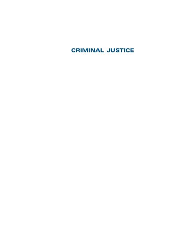 Criminal Justice 9th Edition James A Inciardi