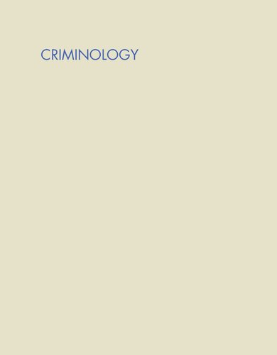 Criminology 7th Edition Freda Adler Gerhard O W Mueller William S Laufer