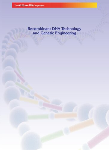 Recombinant Dna Technology And Genetic Engineering K Rajagopal