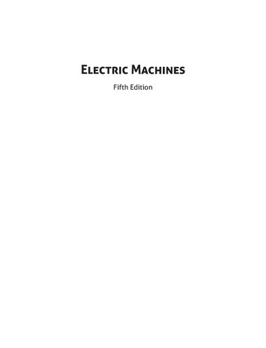 Electric Machines Dp Kothari Ij Nagrath