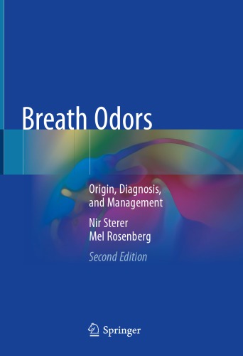 Breath Odors Origin Diagnosis And Management 2nd Edition Nir Sterer