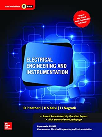 Electrical Engineering And Instrumentation D P Kothari H S Kalsi I J Nagrath