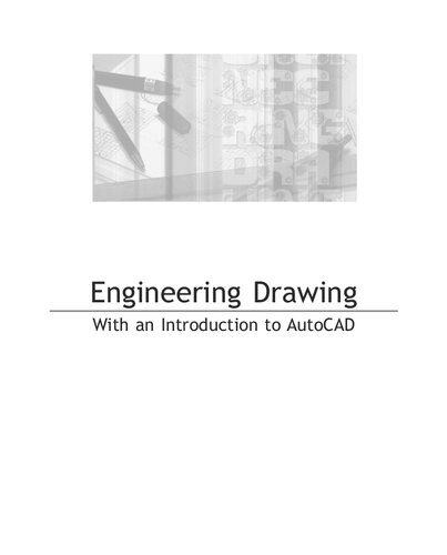 Engineering Drawing With An Introduction To Autocad Dhananjay A Jolhe