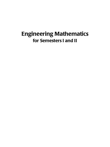 Engineering Mathematics For Semesters I And Ii C B Gupta S R Singh Mukesh Kumar