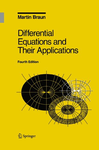 Differential Equations And Their Applications An Introduction To Applied Mathematics Martin Braun
