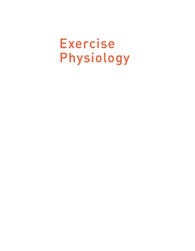 Exercise Physiology Theory And Application To Fitness And Performance 7th Edition Scott Powers