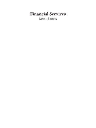 Financial Services 9th Edition M Y Khan