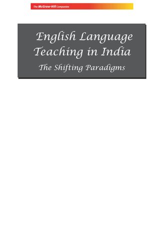 English Language Teaching In India The Shifting Paradigms S P Dhanavel