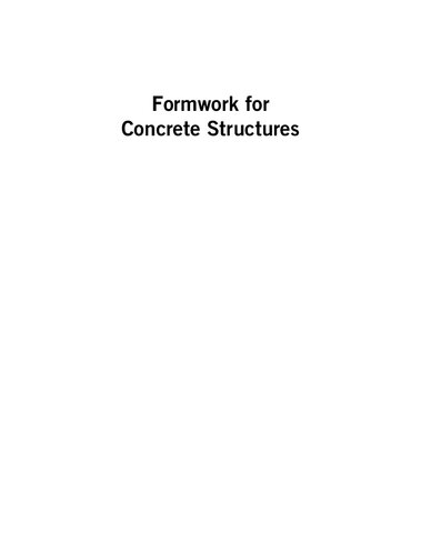 Formwork For Concrete Structures Kumar Neeraj Jha