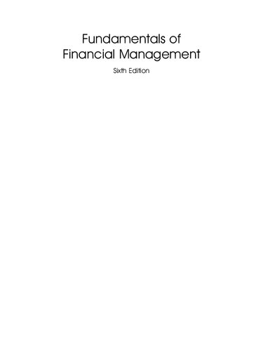 Fundamentals Of Financial Management 6th Edition Chandra