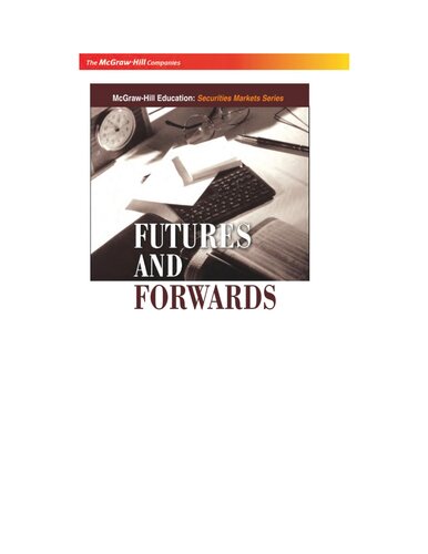 Futures And Forwards Sunil K Parameswaran