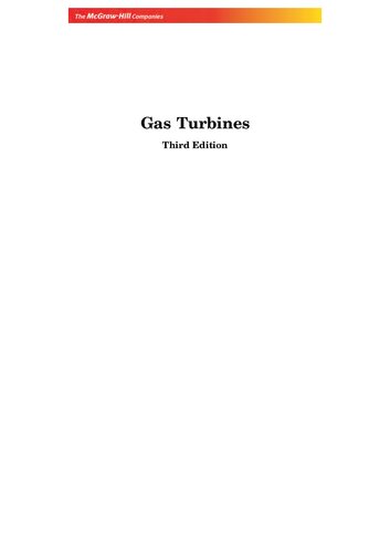 Gas Turbines 3rd Edition Ganesan