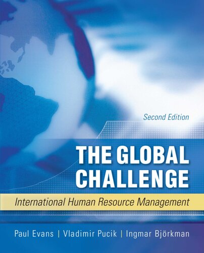 The Global Challenge International Human Resource Management 2nd Edition Paul Evans