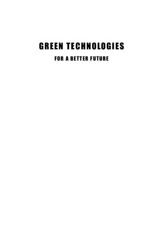 Green Technologies Pb Soli J Arceivala