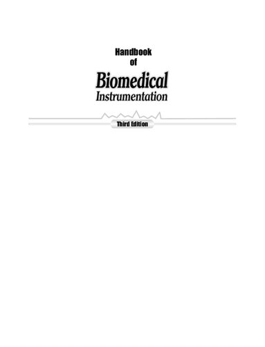 Handbook Of Biomedical Instrumentation 3rd Edition R S Khandpur