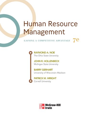Human Resource Management 7th Edition Raymond Noe John Hollenbeck