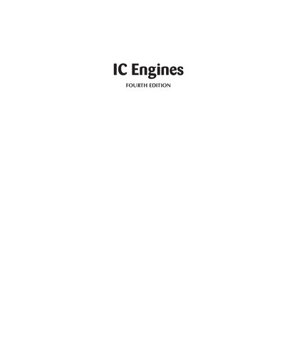 Internal Combustion Engines Ganesan