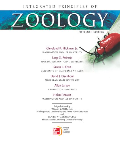 Integrated Principles Of Zoology 15th Edition Cleveland Hickman