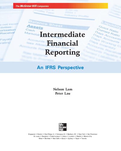 Intermediate Financial Reporting An Ifrs Perspective Nelson Chi Yuen Lam Nelson Lam