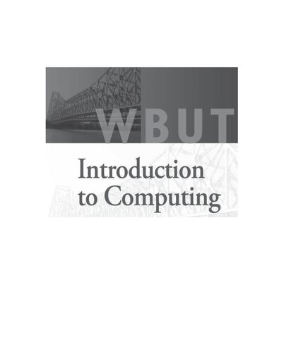 Intro To Compwbut Balagurusamy