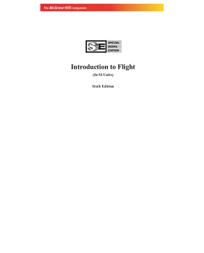 Introduction To Flight Si Units J Anderson