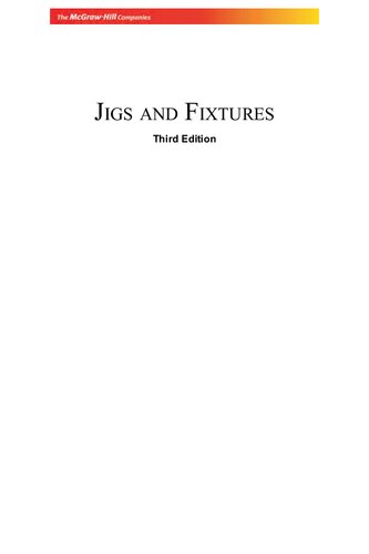 Jigs And Fixtures 3rd Edition P H Joshi