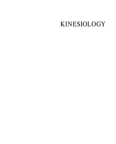 Kinesiology Scientific Basis Of Human Motion 12th Edition Nancy Hamilton