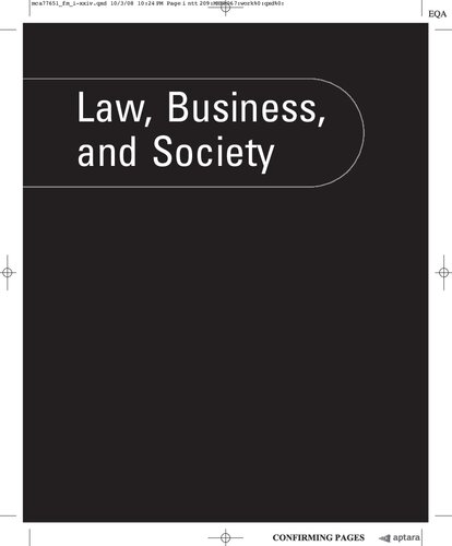 Law Business And Society 9th Edition Tony Mcadams Nancy Neslund