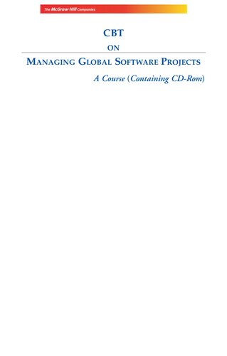 Cbt On Managing Global Software Projects Coll