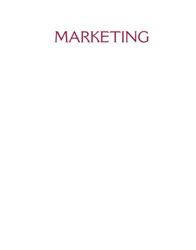 Marketing 10th Edition Roger A Kerin Steven W Hartley William Rudelius