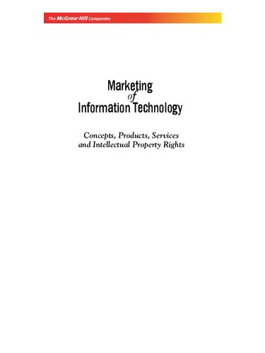 Marketing Of Information Technology K Venkatesh