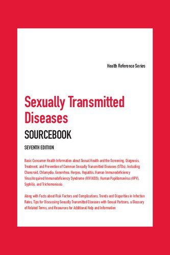 Sexually Transmitted Diseases Sourcebook 7th Edition Angela L Williams
