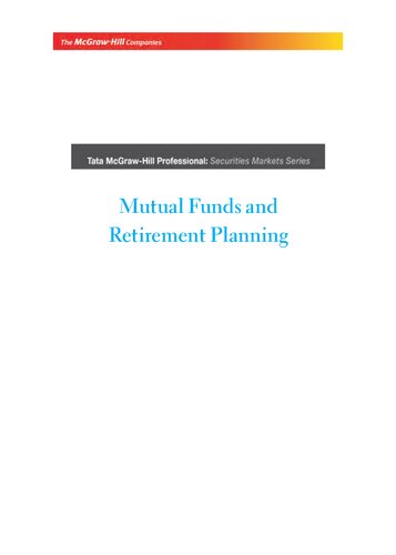 Mutual Funds And Retirement Planning Sunil K Parameswaran