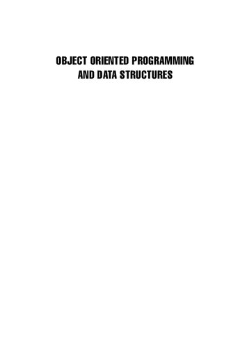 Object Oriented Programming And Data Structures E Balagurusamy