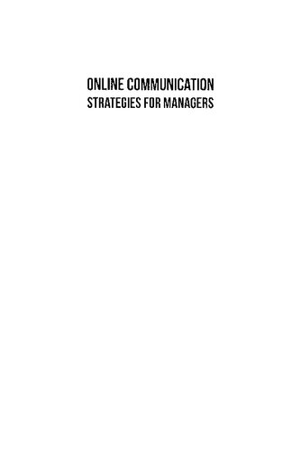 Online Communication Strategies For Managers S Mishra