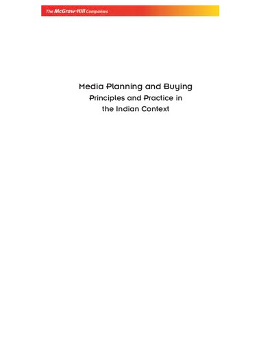 Media Planning And Buying Arpita Menon
