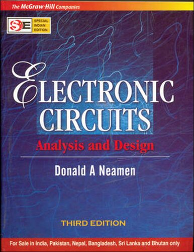 Electronic Circuits Analysis And Design 3rd Edition Donald A Neamen