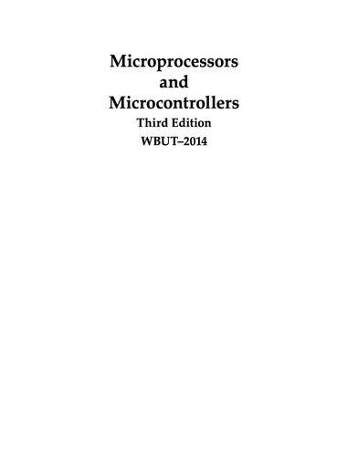 Microprocessors And Microcontrollers Wbut 3rd Edition Soumitra Kumar Mandal