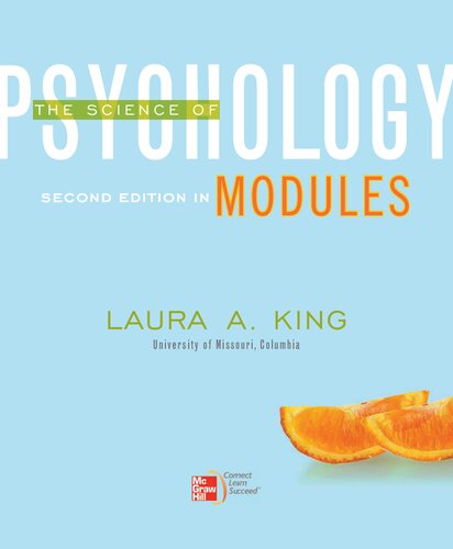 Modules The Science Of Psychology 2nd Edition Laura King