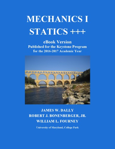Mechanics I Statics James W Dally Robert J Bonenberger