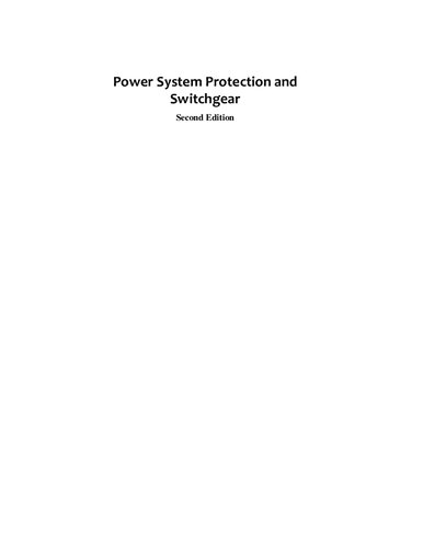 Power System Protection And Switchgear 2e 2nd Edition Badri Ram