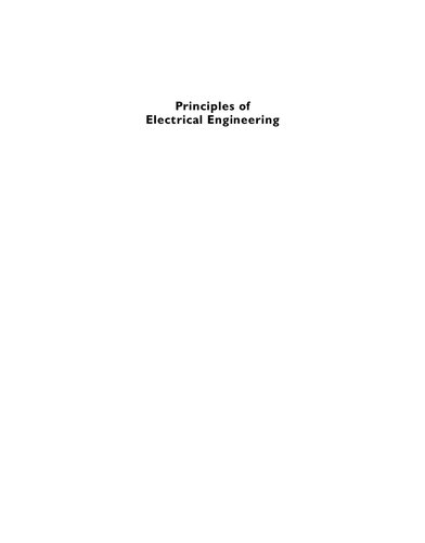 Principles Of Electrical Engineering Sudhakar