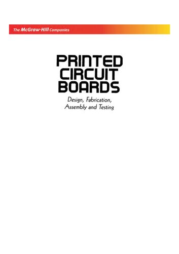 Printed Circuit Boards Design Fabrication Assembly And Testing R S Khandpur