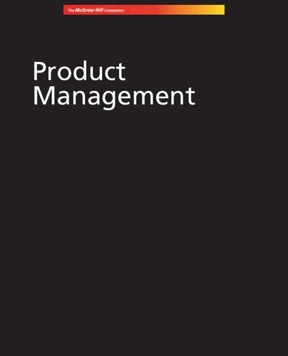Product Management 4th Edition Donald Lehmann Russell Winer