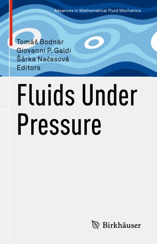 Fluids Under Pressure 1st Edition Tom Bodnr Giovanni P Galdi