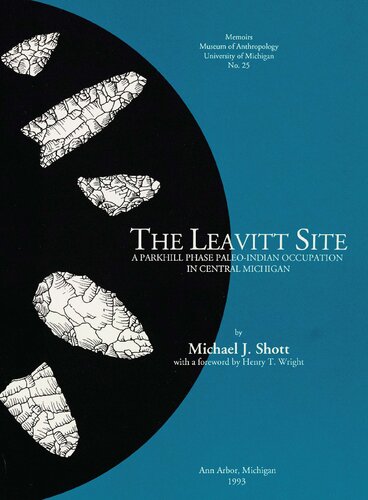 The Leavitt Site A Parkhill Phase Paleoindian Occupation In Central Michigan Michael J Shott