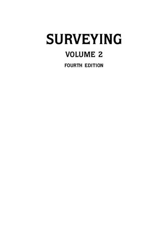 Surveying Volume 2 4th Edition S K Duggal