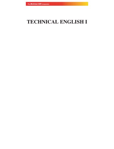 Technical English 1 S Sumant