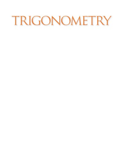Trigonometry 2nd Edition 2nd John W Coburn J D Herdlick